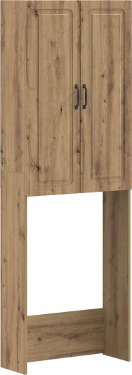 vidaXL Toalett skap UTRECHT Artisan eik 66 x 25,5 x 190 cm