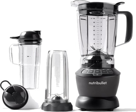 Nutribullet 1.9L Combo Blender 1200W Grå med Isknuser og BPA-fritt Tilbehør NBF500DG