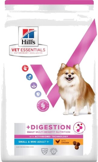 Hill's tørrfôr Adult Ve C Multibenefit + Digestion Small mini 2 kg