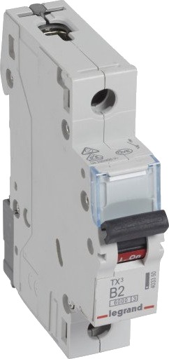 Legrand 10 stk TX³ MCB automatsikring B2 1P 1M 6/6kA