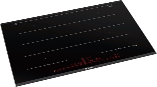 Bosch Serie 8 Induksjonskomfyrtopp 4 Plater 75 cm Svart Bosch Serie 8 Induksjonskomfyrtopp 4 Plater 75 cm Svart