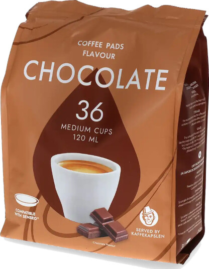 Kaffekapslen | Sjokolade 36 puter til Senseo