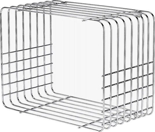 Mette Ditmer Wire Rack, Short - CHROME - W26X L38X H30.5 cm
