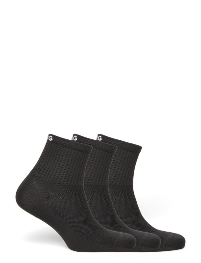 Björn Borg Sports Mid Ankle Sock 3P Black 35 38 Björn Borg Sports Mid Ankle Sock 3P Black 35 38