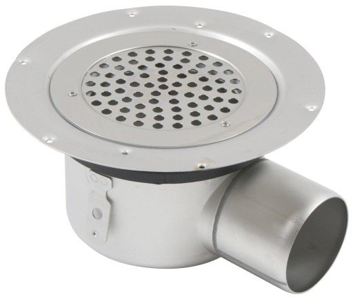Blücher Sluk Type 210 t/Vinyl 75 mm m/horisontalt Utløp