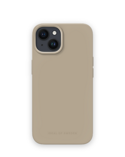 iDeal of Sweden MagSafe Silicone deksel til iPhone 13/14 (beige)
