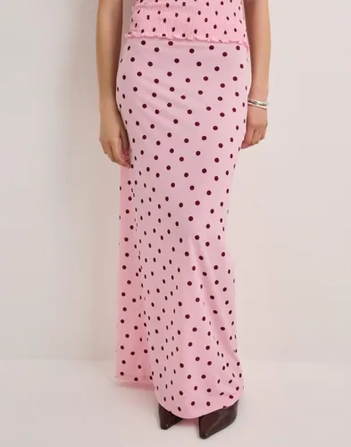 Nelly   Multi/Mønstrete   Cute Sheer Maxi Skirt