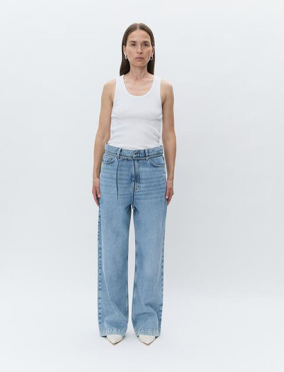 Day Birger et Mikkelsen Camilo - Classic Rib Rd - White - XS
