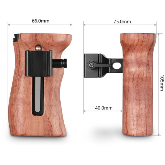 SmallRig 2187 Wooden NATO Side Handle SmallRig 2187 Wooden NATO Side Handle