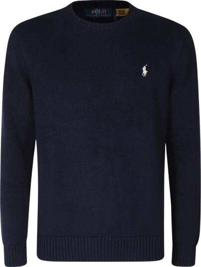 Polo Ralph Lauren, Herre, Strikkevarer, Blå, XL,
