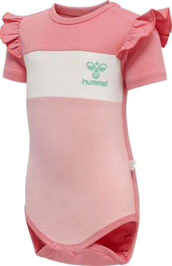 Hummel Body k/e hmlIsla Mauveglow Hummel 1 år 80 Kortermet body Rosa