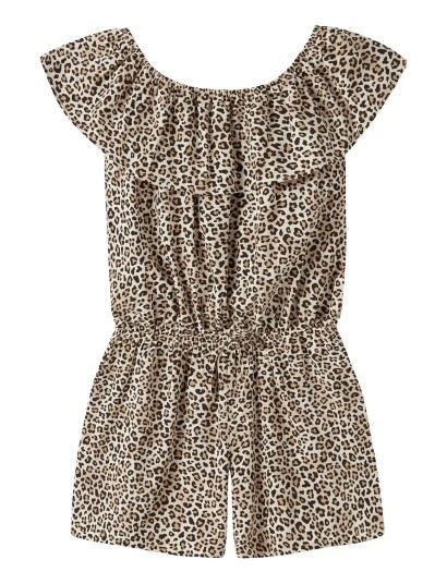 Name It Nkfvinaya Ss Playsuit Fffff Noos Multi/patterned 128
