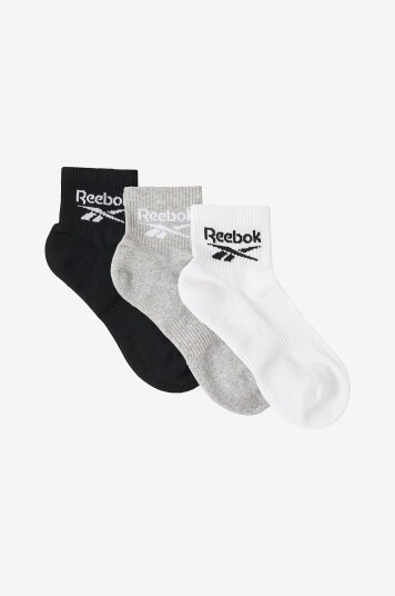 Reebok Performance Ankelsokker Sock Ankle With Half 3 pakning Grå Reebok Performance Ankelsokker Sock Ankle With Half 3 pakning Grå