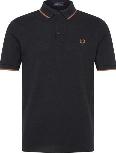 Fred Perry Collar Stand Polo Shirt Black S Fred Perry Collar Stand Polo Shirt Black S