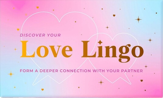 Gift Republic Kort: Love Lingo – Kærlighedssprog - PINK - One Size