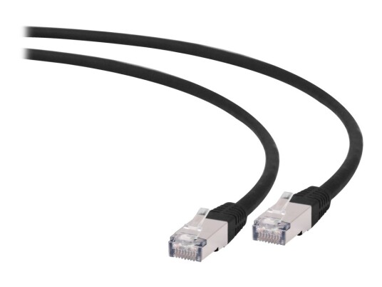 Cablexpert Koblingskabel Rj-45 Hann Til Rj-45 Hann 50 Cm Sftp Cat 6A Formstøpt Halogenfri Svart