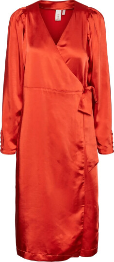 YAS | Yaspainterly Ls Wrap Midi Dess S. Show | S