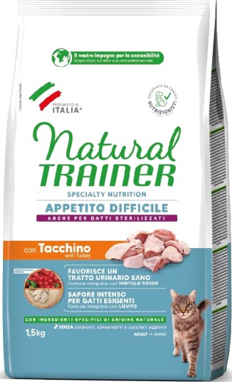Natural Trainer Tørrfôr Difficult Appetite Kalkun 1.5 kg