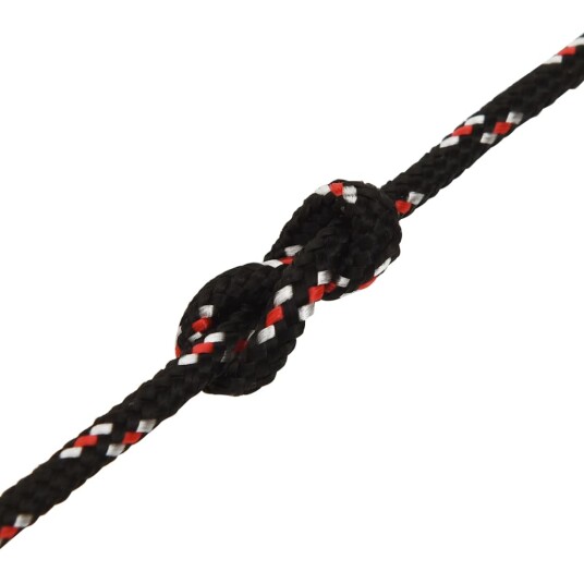 Båttau svart 3 mm 250 m polypropylen