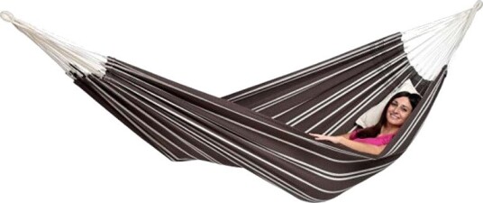 Hengekøye Amazonas Barbados dobbelthengekøye 230 x 150 cm brun