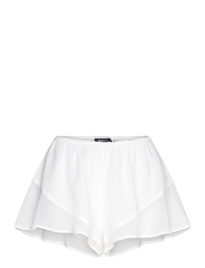 Gina Tricot Chiffon Loungewear Shorts White XL Gina Tricot Chiffon Loungewear Shorts White XL