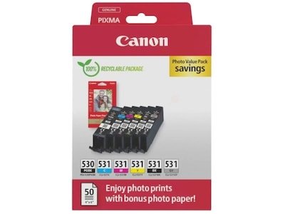 Canon blekk CLI-530 multipakke Canon blekk CLI-530 multipakke