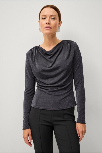 Ellos Collection Topp Valentina Grå
