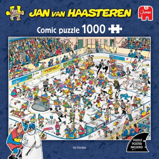 Jan van Haasteren Puslespill 1000 brikker Ishockey Jan van Haasteren Puslespill 1000 brikker Ishockey