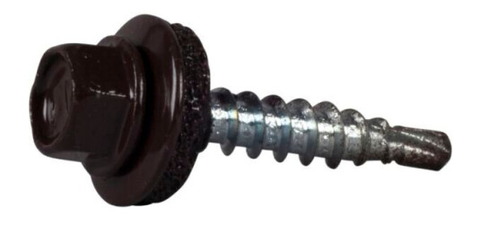 ESSVE 64935 Farmerskrue 4,8 x 28 mm, borspiss, 250-pakning Mørkebrun (RAL 8017) ESSVE 64935 Farmerskrue 4,8 x 28 mm, borspiss, 250-pakning Mørkebrun (RAL 8017)