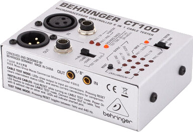 Behringer CT-100 Kabeltester Behringer CT-100 Kabeltester
