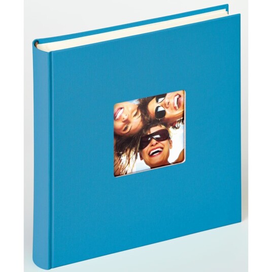 Walther Design Fotoalbum Fun 30x30 cm havblå 100 sider
