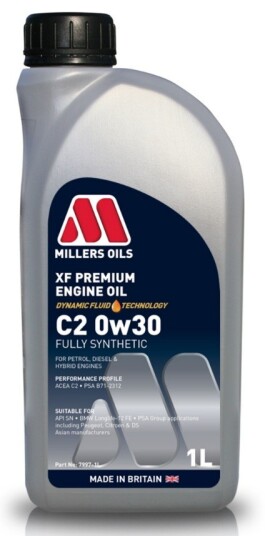 Motorolje MILLERS XF PREMIUM C2 0W30 1L Motorolje MILLERS XF PREMIUM C2 0W30 1L