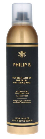 Philip B Tørrsjampo Russian Amber Imperial 260 ml - Parabenfri, Volum og Glans