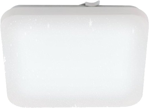Eglo Frania S Plafond 330X330 14,6W 1600Lm 4000K Ip44 Hvid/Krystalleffekt Eglo Frania S Plafond 330X330 14,6W 1600Lm 4000K Ip44 Hvid/Krystalleffekt