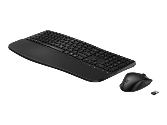 HP 680 Comfort Trådløst Tastatur med Dual-Mode og Programmerbare Taster HP 680 Comfort Trådløst Tastatur med Dual-Mode og Programmerbare Taster