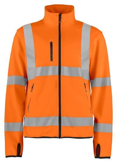 ProJob 6105 Lett Softshelljakke En Iso 20471 Kl 3 Orange/Black S ProJob 6105 Lett Softshelljakke En Iso 20471 Kl 3 Orange/Black S