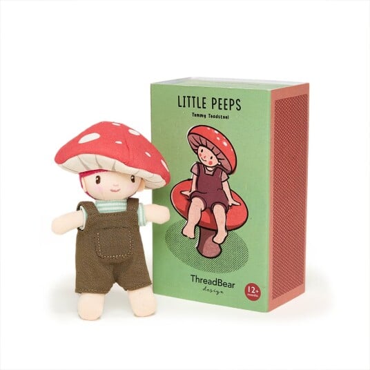 ThreadBear Little Peeps Tommy Toadstool Doll 13,5 cm TB4106