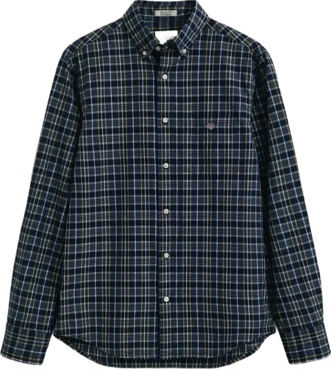 Gant Reg Archive Poplin Indigo Check Navy L
