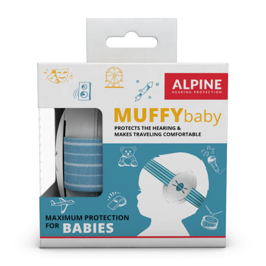 Alpine Hearing Protection Muffy Baby Blå Alpine Hearing Protection Muffy Baby Blå