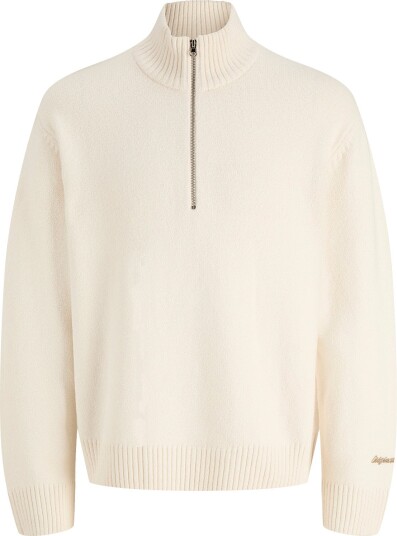 Jack & Jones Jornorrebro Knit Half Zip Sn   SEA SALT   M
