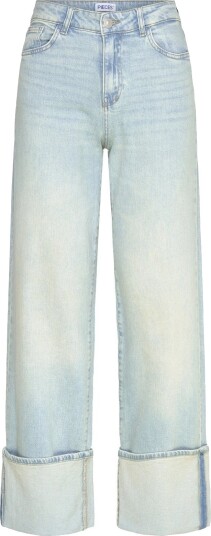 Pieces Pcsilke Mw Fold Up Denim Jeans Blue 31 x 32 Pieces Pcsilke Mw Fold Up Denim Jeans Blue 31 x 32