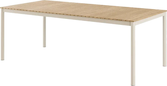 Cinas Mood Classic spisebord 100x208 cm Sandgrå / teak Cinas Mood Classic spisebord 100x208 cm Sandgrå / teak