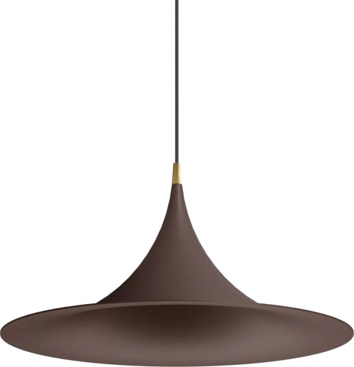 Linea Light Morgana Taklampe Ø47 Mørk Brun/ Børstet Gull