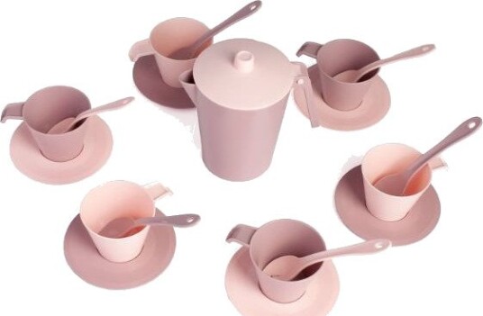 Wader Toys in Trends Kaffesett - 12+ mnd, 19 deler - Rosa