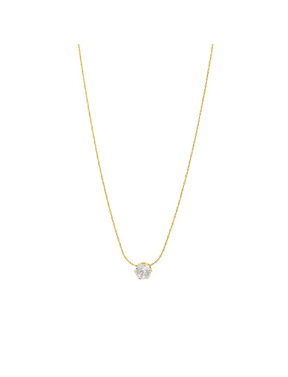 TIMI OF SWEDEN Lynne Crystal Necklace Stainless Steel Guld One Size 40 cm TIMI OF SWEDEN Lynne Crystal Necklace Stainless Steel Guld One Size 40 cm
