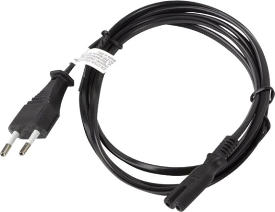 Lanberg Strømkabel Europlug Til IEC C7 10A 1,8 m Svart CA C7CA 10CC 0018 BK