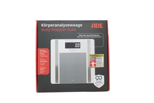 ADE INES Digital Kroppsanalysevekt Maks 200kg Hvit ADE INES Digital Kroppsanalysevekt Maks 200kg Hvit