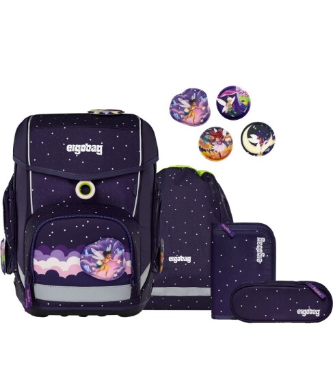 Ergobag Skolesekk Sett Cubo StargazBear Ergobag OneSize Skolesekk Lilla