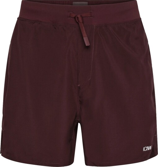ICANIWILL Workout 2 In 1 Shorts 5" M ESPRESSO L
