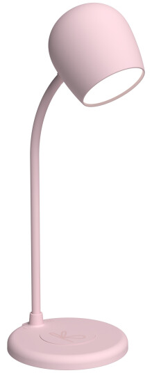 Kreafunk Ellie Bordlampe med Trådløs Lader og Høyttaler - Dusty Rose